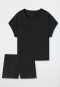 Schlafanzug kurz Modal Spitze schwarz - Sensual Premium