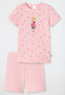 Pigiama corto in cotone biologico, fiori, ballerina, rosa - Princess Lillifee