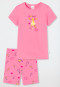 Schlafanzug kurz Organic Cotton Farm Küken pink - Girls World