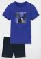 Pajamas short organic cotton royal - Tomorrows World