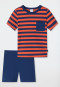 Pyjama short rood streepjes - Boys World