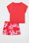 Pyjama shortama rood - Modern Nightwear
