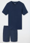 Schlafanzug kurz V-Ausschnitt admiral - Casual Essentials