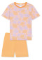 Pyjama court « Citron » orange pêche - Nightwear pour enfants