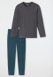 Pajamas long anthracite - Casual Essentials