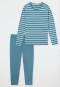 Schlafanzug lang blaugrau - Casual Essentials