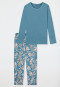 Pyjama long bleu-gris - Comfort Nightwear