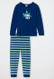 Pyjama lange manchet haai donkerblauw - Casual World