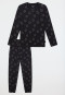 Pigiama lungo stelle nere - Teens Nightwear