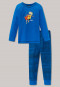 Pyjama lang boordjes superheld blauw/zwart- gemêleerd - Rat Henry