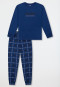 Long pyjamas check royal - Teens Nightwear