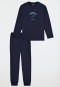 Pajamas long midnight blue - Nightwear