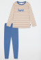 Long pyjamas striping happy cream - Natural Love