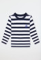 Schlafanzug lang unisex Streifen admiral - SCHIESSER 150 Years