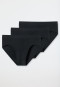 slips super-minis noirs pour homme dans un pratique lot de trois