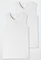 Shirt 2-pack organic cotton white - 95/5