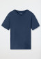 Shirt short sleeve v-neck royal - Mix+Relax