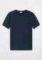 Shirt korte mouwen donkerblauw - Revival Hannes