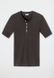 Shirt short-sleeved espresso - Revival Karl-Heinz