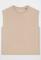 Short-Sleeve Linen Shirt in terracotta - Mix+ Relax