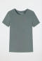 Maglia a maniche corte in modal di colore giada - Mix+Relax