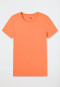 Camicia manica corta in modal arancio pesca - Mix+Relax