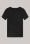 Shirt korte mouwen modal zwart - Mix+Relax