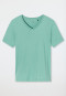 Shirt korte mouwen V-hals mineraal - Mix+Relax