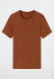Shirt korte mouwen biologisch katoen whisky - Mix+Relax
