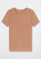 Shirt kurzarm rundhals rost - Mix+Relax