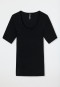 Chemise manches courtes noir - Luxe