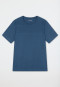Shirt kurzarm Sweat-Qualität indigo - Mix+Relax