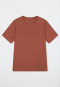 Shirt kurzarm Sweat-Qualität terracotta - Mix+Relax