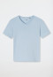 Shirt korte mouwen V-hals air-blue- Mix+Relax