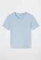 Shirt korte mouwen V-hals air-blue- Mix+Relax