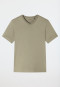 Shirt kurzarm V-Ausschnitt jade - Mix+Relax