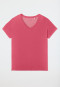 T-shirt manches courtes Encolure en V rose - Mix+Relax