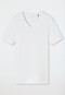 Shirt short sleeve v-neck white - Premium Modal