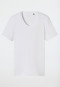 Shirt kurzarm V-Ausschnitt weiß - Premium Cotton