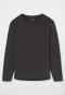 Shirt lange mouwen antraciet - Mix+Relax