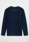 Shirt long-sleeve double rib midnight blue - Mix+Relax