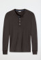 Maglia a maniche lunghe color espresso - Revival Karl-Heinz