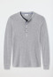Long-sleeved shirt in heather gray - Revival Karl-Heinz