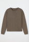 Shirt long-sleeved interlock organic cotton taupe - Mix & Relax