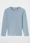 Tee-shirt à manches longues bleu jeans chiné - Mix+Relax