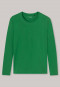 Shirt long-sleeved jersey crew neck green - Mix & Relax