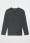 Shirt langarm Knopfleiste dunkelgrün - Mix+Relax