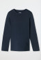 Shirt long-sleeve midnight blue - Mix+Relax