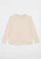 Shirt langarm rundhals champagner - Mix+Relax