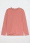 Shirt lange mouwen ronde hals papaya - Mix+ Relax